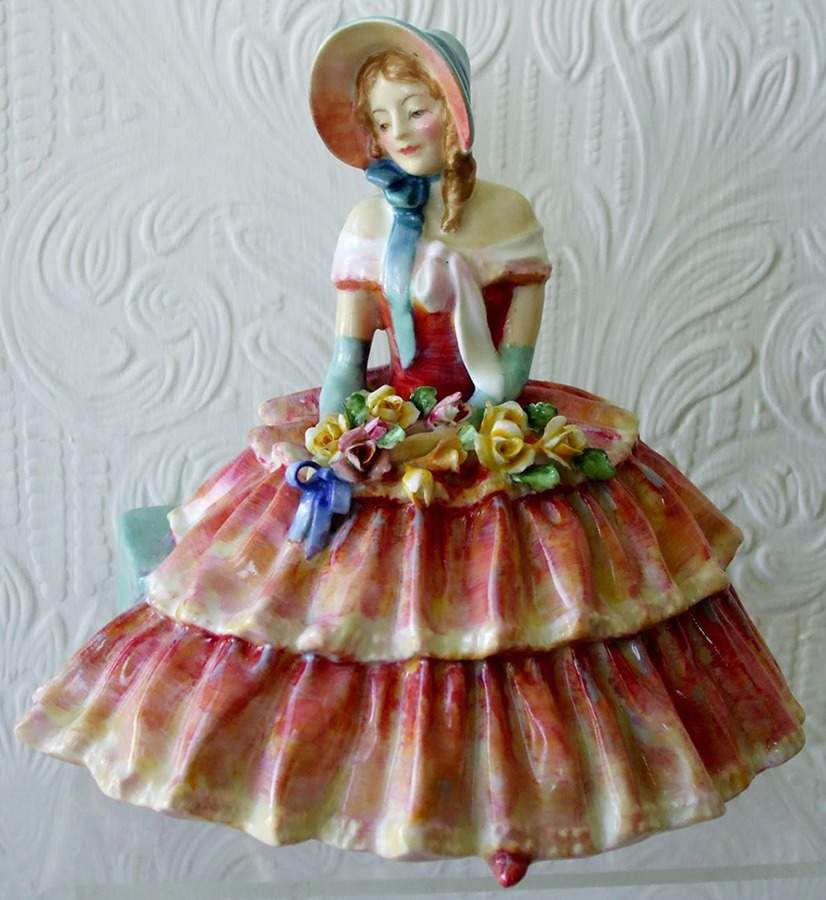 Royal Doulton Figurine Daydreams-Red Dress - No Box Nb1909 by Royal Doulton-1