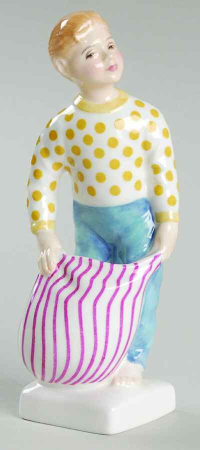Child Studies By Peggy Davies Lights Out - No Box by Royal Doulton-1