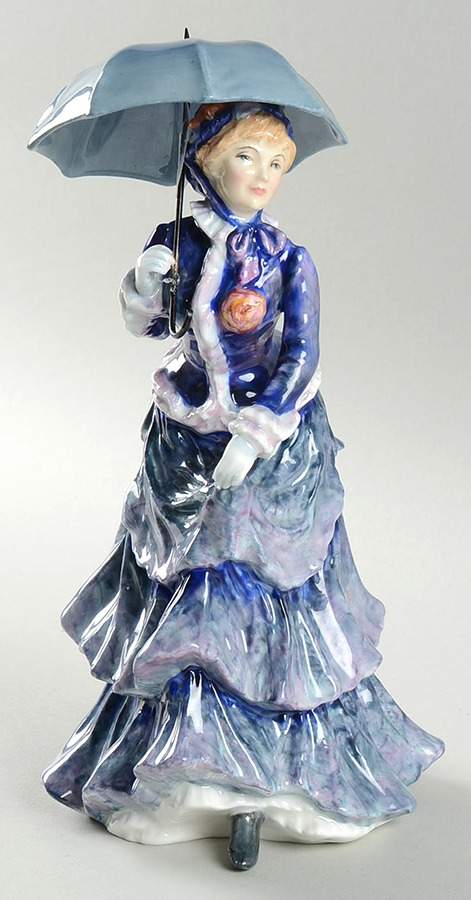 Royal Doulton Figurine Les Parapluies - With Box Bx1715 by Royal Doulton-1