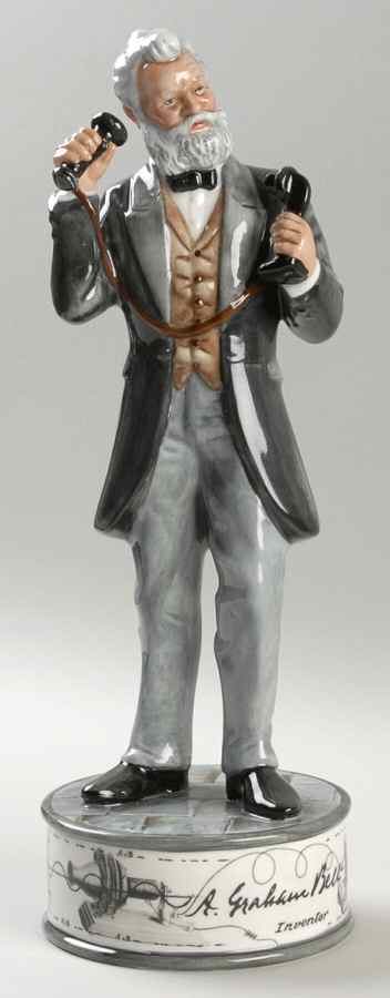 Royal Doulton Figurine Alexander Graham Bell - With Box Bx1502 by Royal Doulton-1