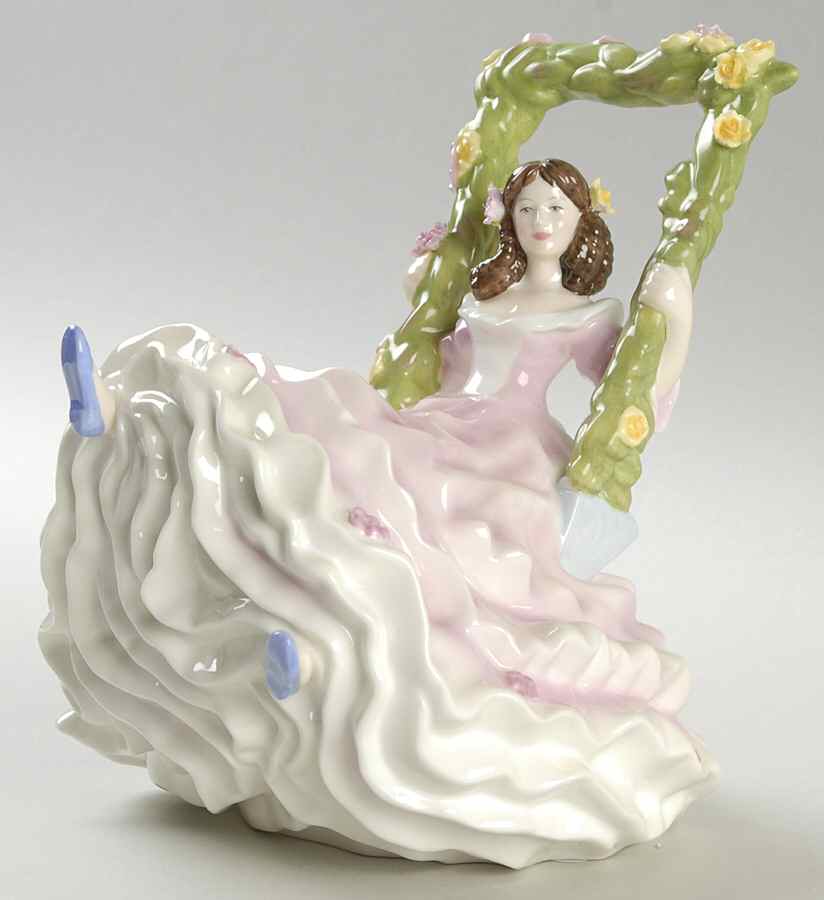 Royal Doulton Figurine Blossomtime - No Box Nb1569 by Royal Doulton-1