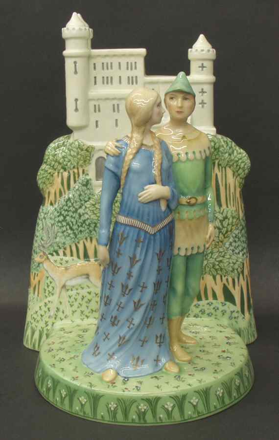 Royal Doulton Figurine Robin Hood & Maid Marian - With Box Bx804 by Royal Doulton-1
