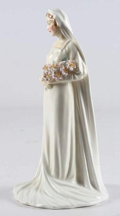 Royal Doulton Figurine The Bride - No Box Nb1936 by Royal Doulton-1