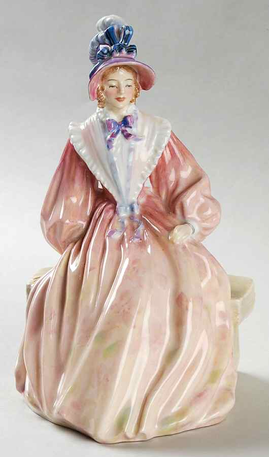 Royal Doulton Figurine Meriel-Pink Dress - With Box Bx1591 by Royal Doulton-1