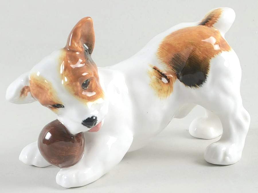 Character Dogs Dog With Ball - No Box by Royal Doulton-1