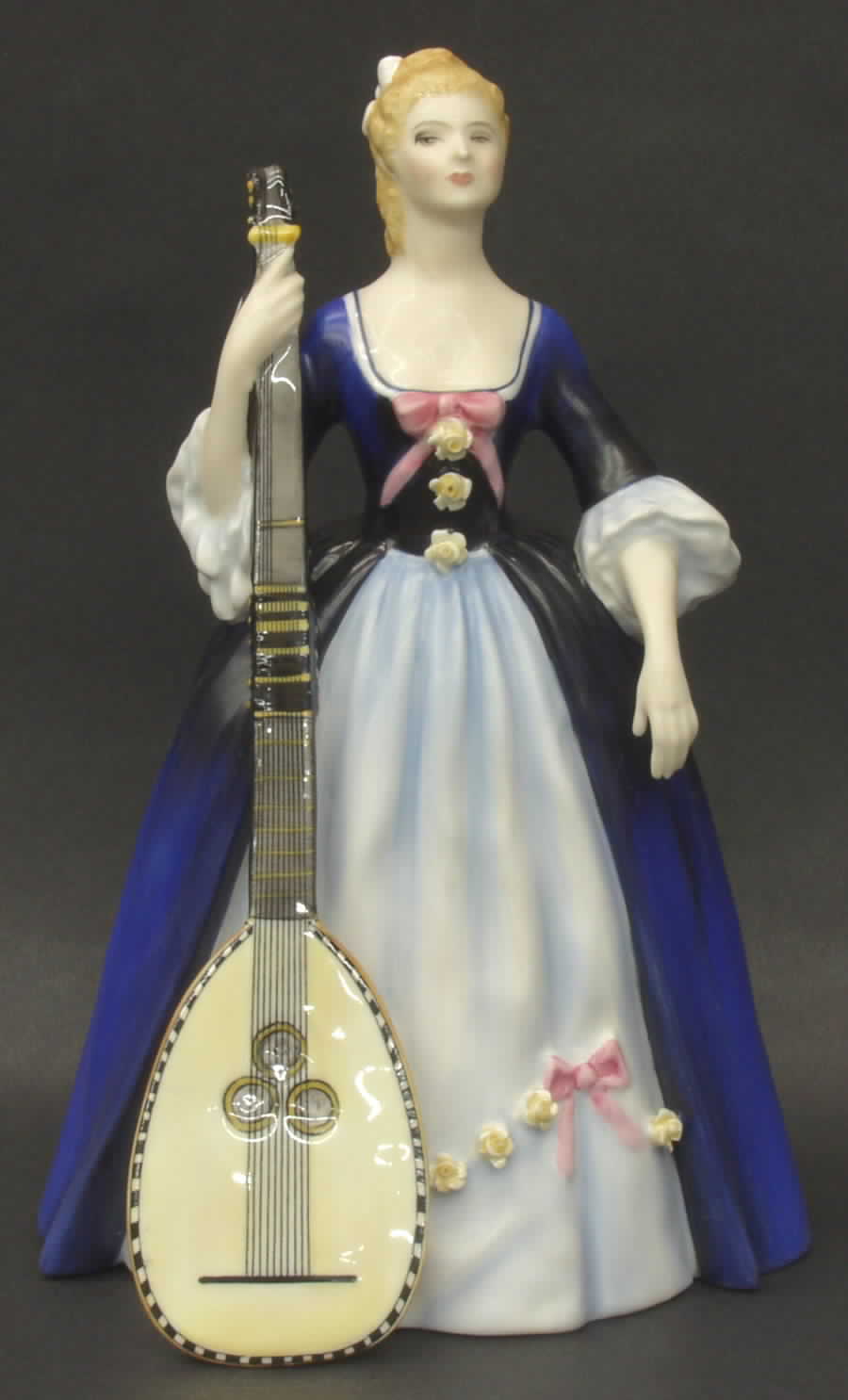 Lady Musicians Chitarrone - Boxed by Royal Doulton-1