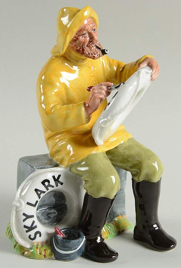 Sea Characters The Boatman-Skylark - Boxed by Royal Doulton-1