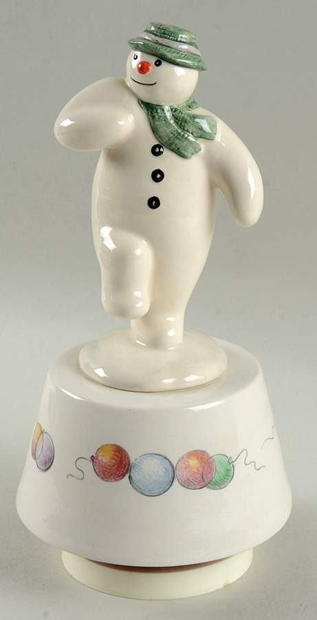 Snowman Figurine Collection Magic Music Box - Boxed by Royal Doulton-1