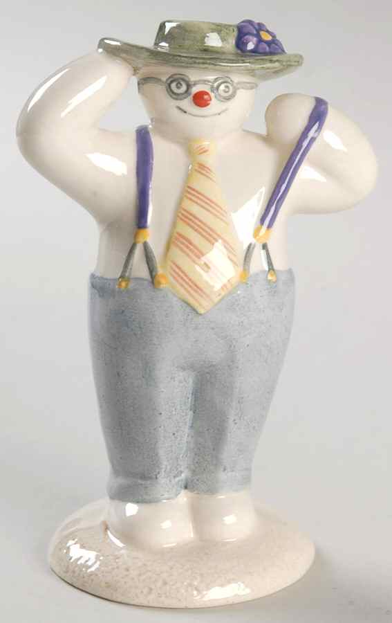 Snowman Figurine Collection Stylish Snowman - No Box by Royal Doulton-1