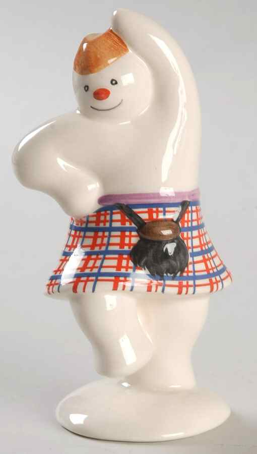 Snowman Figurine Collection Highland Snowman - No Box by Royal Doulton-1