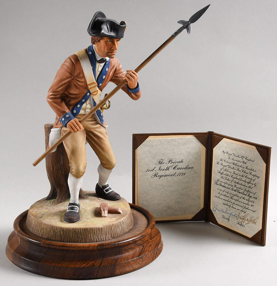 Soldiers of Revolution Captain 2nd New York Regiment - No Box by Royal Doulton-1