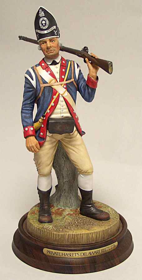Soldiers of Revolution Private, Delaware Regiment - Boxed by Royal Doulton-1