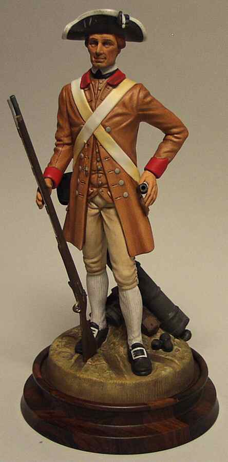 Soldiers of Revolution Private, Connecticut Regiment - Boxed by Royal Doulton-1