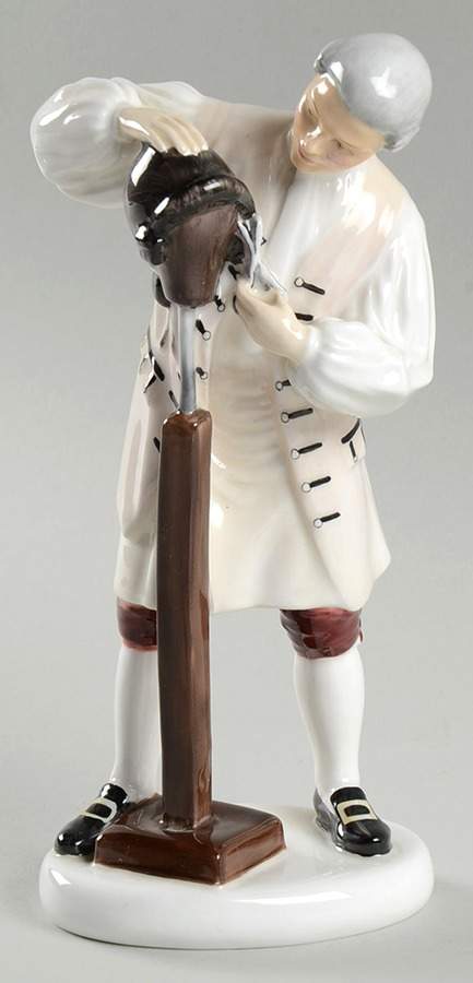 Figures of Williamsburg Wigmaker Of Williamsburg - Boxed by Royal Doulton-1