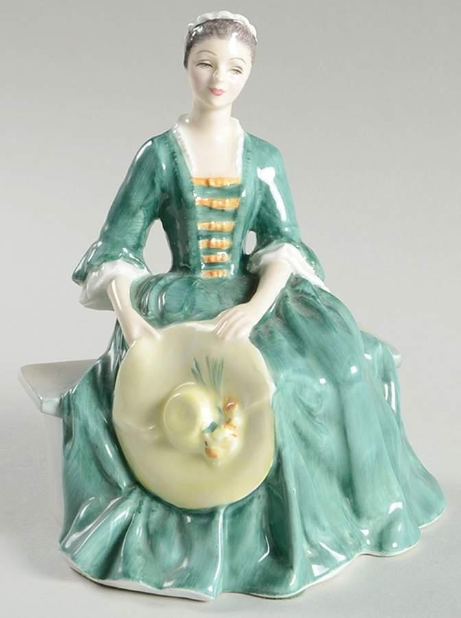 Figures of Williamsburg Lady From Williamsburg - No Box by Royal Doulton-1