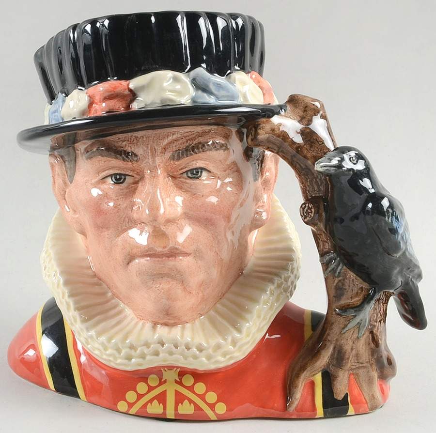 Character Jug Yeoman Of The Guard-Large - Nb812, No Box by Royal Doulton-1