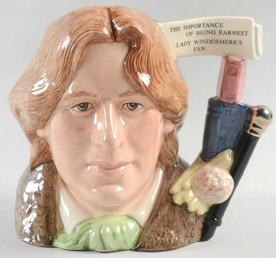 Character Jug Oscar Wilde-Large - With Box Bx704 by Royal Doulton-1