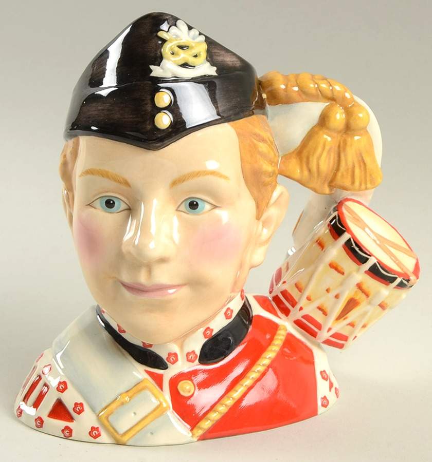 Character Jug North Staffordshire Drummer Boy - Nb1055, No Box by Royal Doulton-1