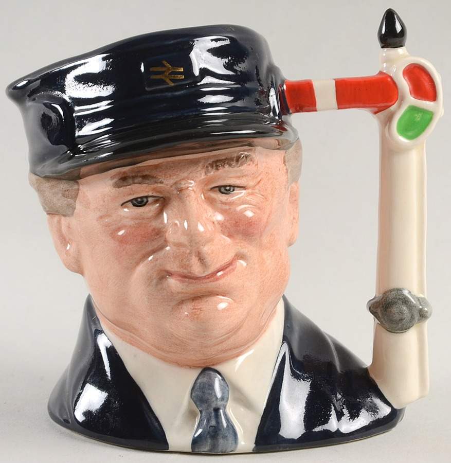 Character Jug The Engine Driver-Small - With Box by Royal Doulton-1