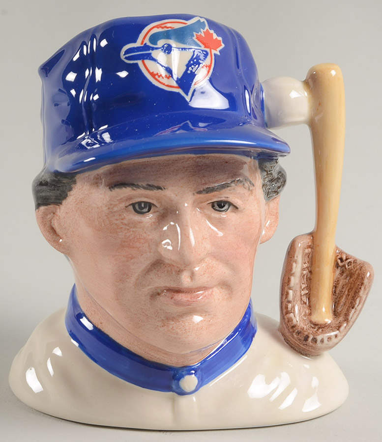 Character Jug Toronto Blue-Baseball Player - With Box Bx1056 by Royal Doulton-1