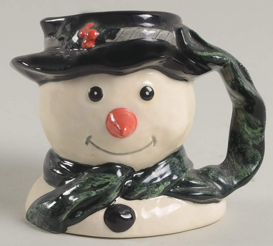 Character Jug Snowman-Miniature - With Box Bx829 by Royal Doulton-1
