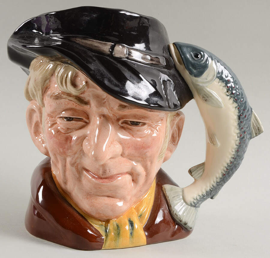 Character Jug The Poacher-Large Black Hat - Nb1099, No Box by Royal Doulton-1