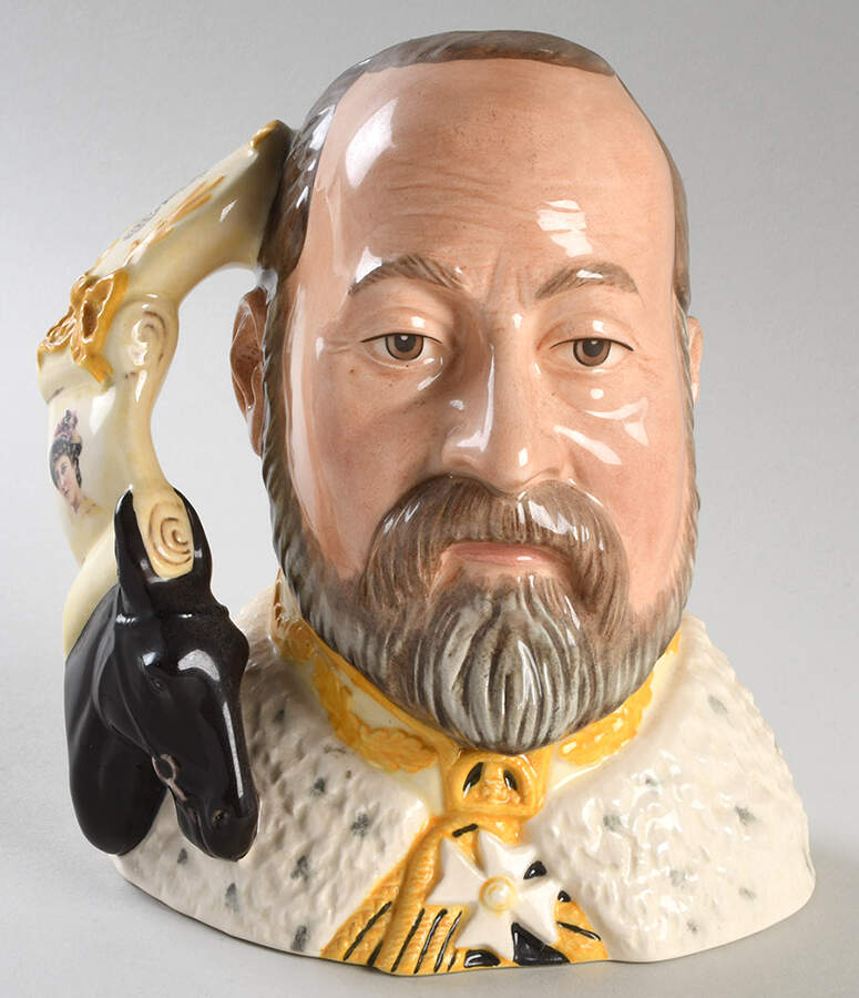 Character Jug Edward Vii-Large/Style 2 - Nb901, No Box by Royal Doulton-1