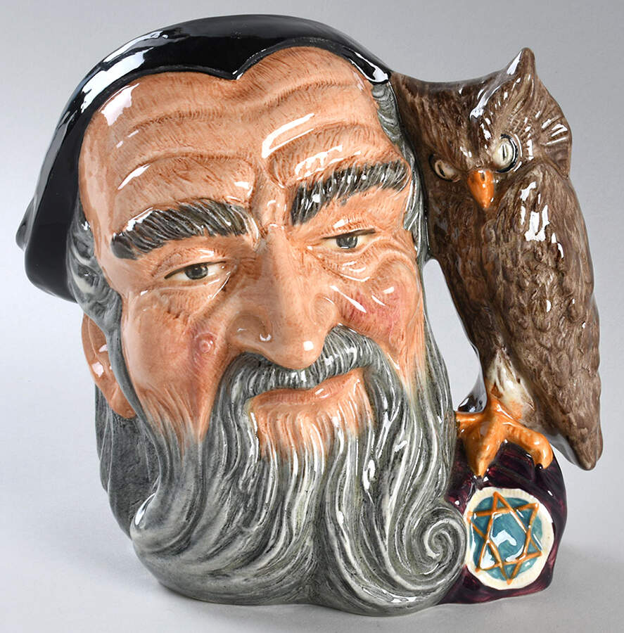 Character Jug Merlin-Large - No Box 45a by Royal Doulton-1