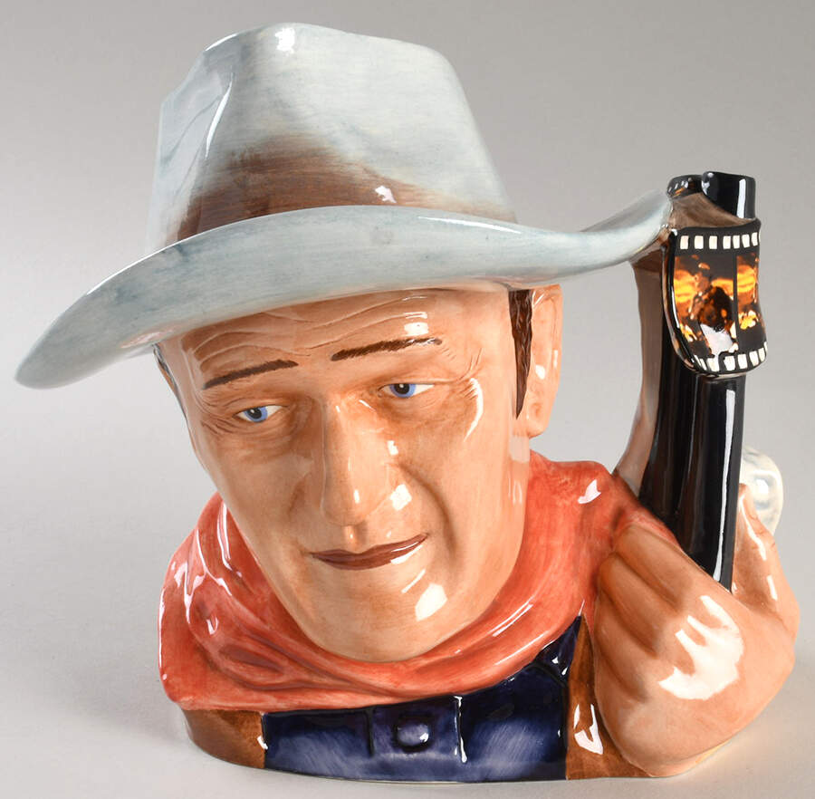 Character Jug John Wayne-07 Jug Of The Year - Nb859, No Box by Royal Doulton-1