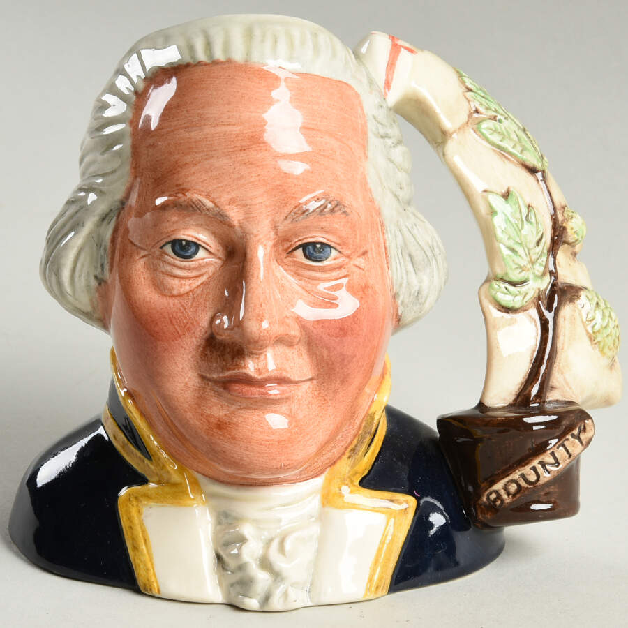 Character Jug Captain Bligh-Small - With Box Bx876 by Royal Doulton-1