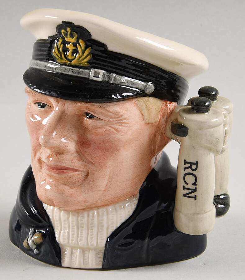 Character Jug The Sailor - Rcn Binoculars - No Box Nb1130 by Royal Doulton-1