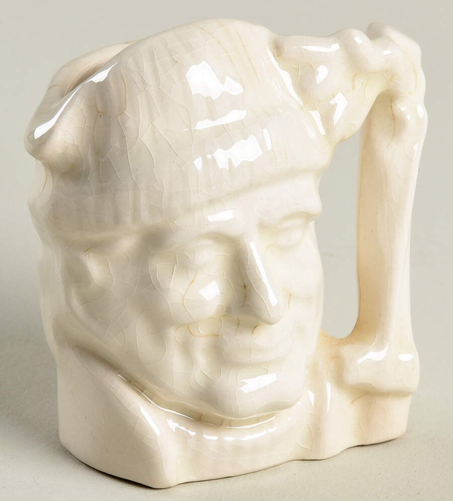 Character Jug Lumberjack-White Miniature - No Box Nb1141 by Royal Doulton-1