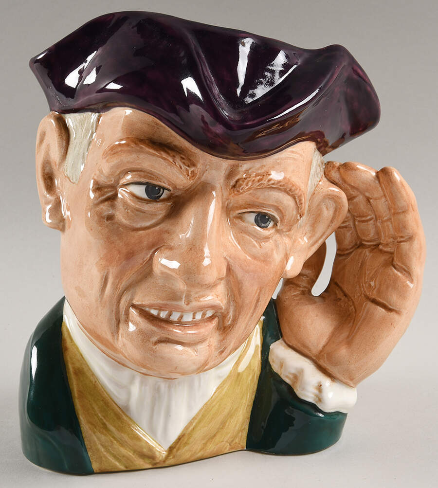 Character Jug 'Ard Of 'Earing-Large - No Box Nb877 by Royal Doulton-1