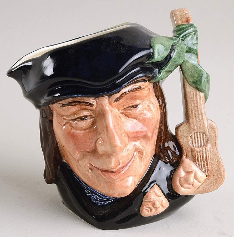 Character Jug Scaramouche-Small/Style 1 - Nb976, No Box by Royal Doulton-1