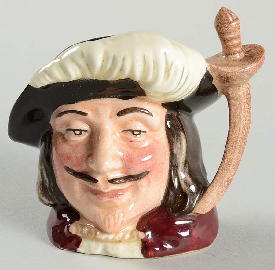 Character Jug Porthos-Miniature - Boxed by Royal Doulton-1