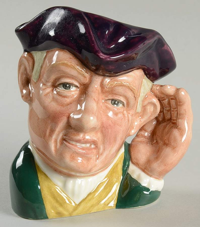 Character Jug 'Ard Of 'Earing-Small - With Box Bx878 by Royal Doulton-1