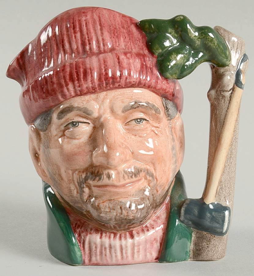 Character Jug Lumberjack-Small - Boxed by Royal Doulton-1