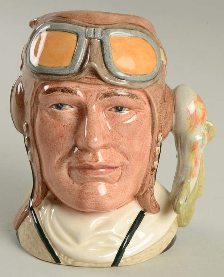 Character Jug Airman-Small - No Box by Royal Doulton-1