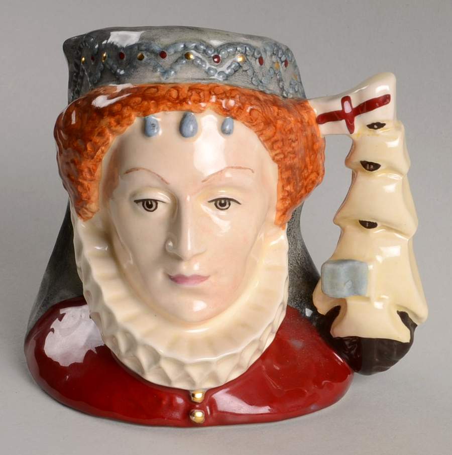 Character Jug Queen Elizabeth I - Nb1082, No Box by Royal Doulton-1