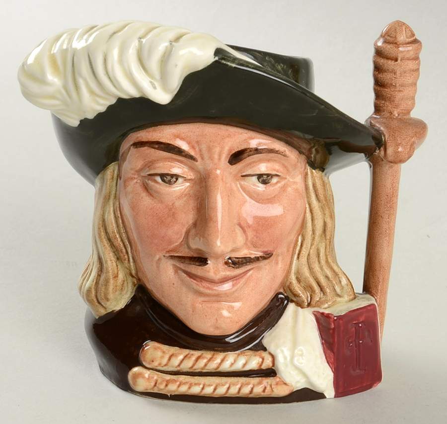 Character Jug Aramis-Small-One Of The Three Musketeers - No Box 276b by Royal Doulton-1