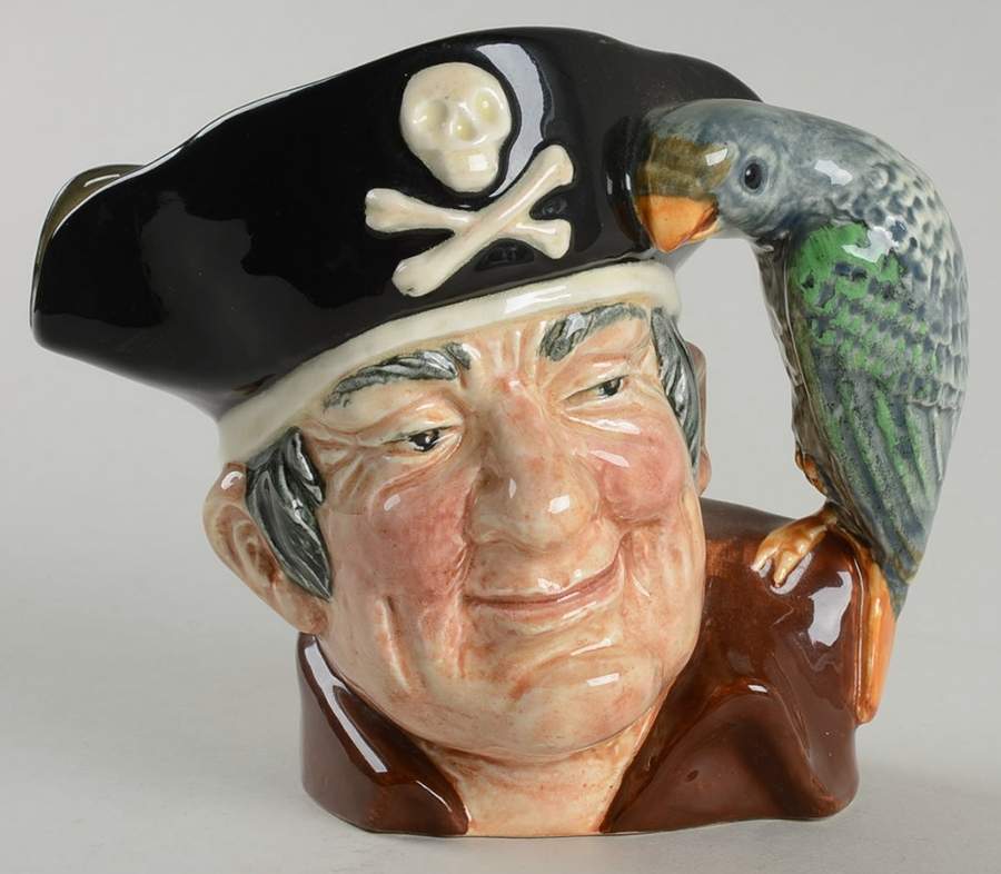 Character Jug Long John Silver-Small - No Box by Royal Doulton-1