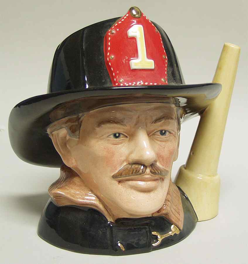 Character Jug Fireman-Large - No Box by Royal Doulton-1