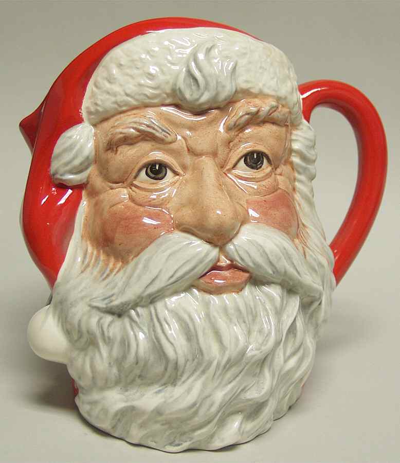 Character Jug Santa Claus-Large/Red Handle - Boxed by Royal Doulton-1