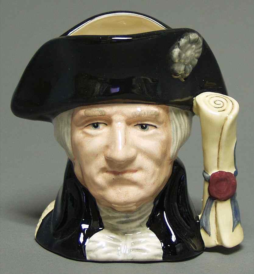 Character Jug George Washington-Small B - Boxed by Royal Doulton-1