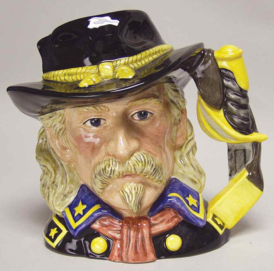 Character Jug General Custer-Large - Nb849, No Box by Royal Doulton-1