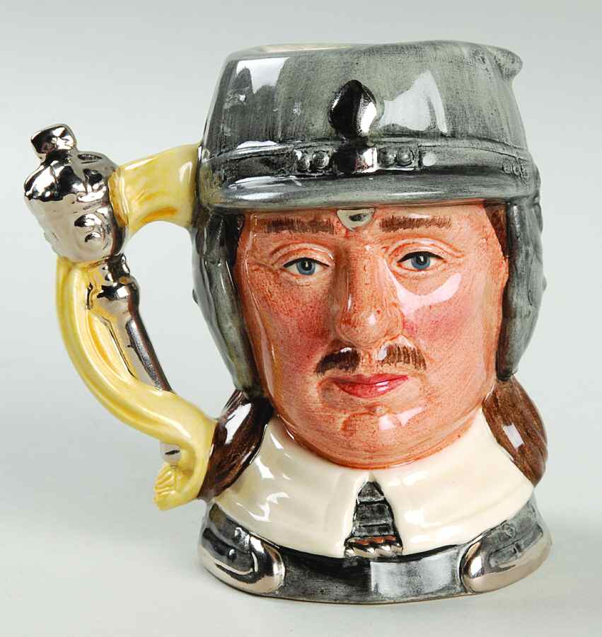 Character Jug Oliver Cromwell-Small - With Box Bx866 by Royal Doulton-1