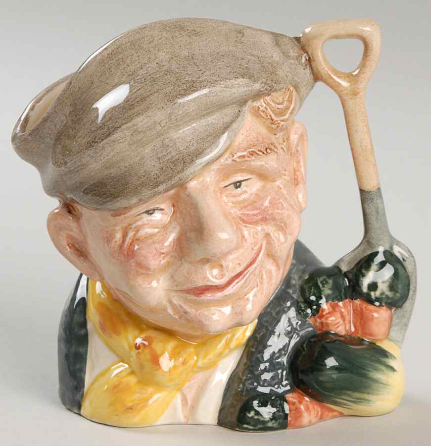 Character Jug The Gardener-Small/Style 1-Var 2 - With Box Bx680 by Royal Doulton-1
