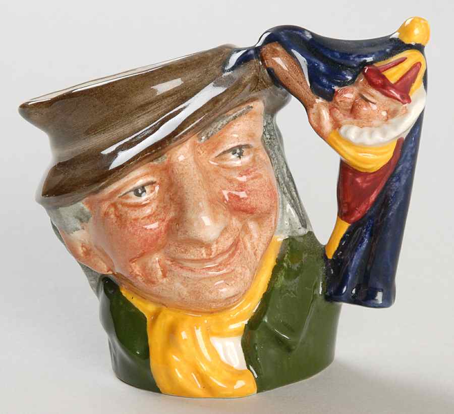 Character Jug Punch & Judy Man-Miniature - With Box Bx869 by Royal Doulton-1