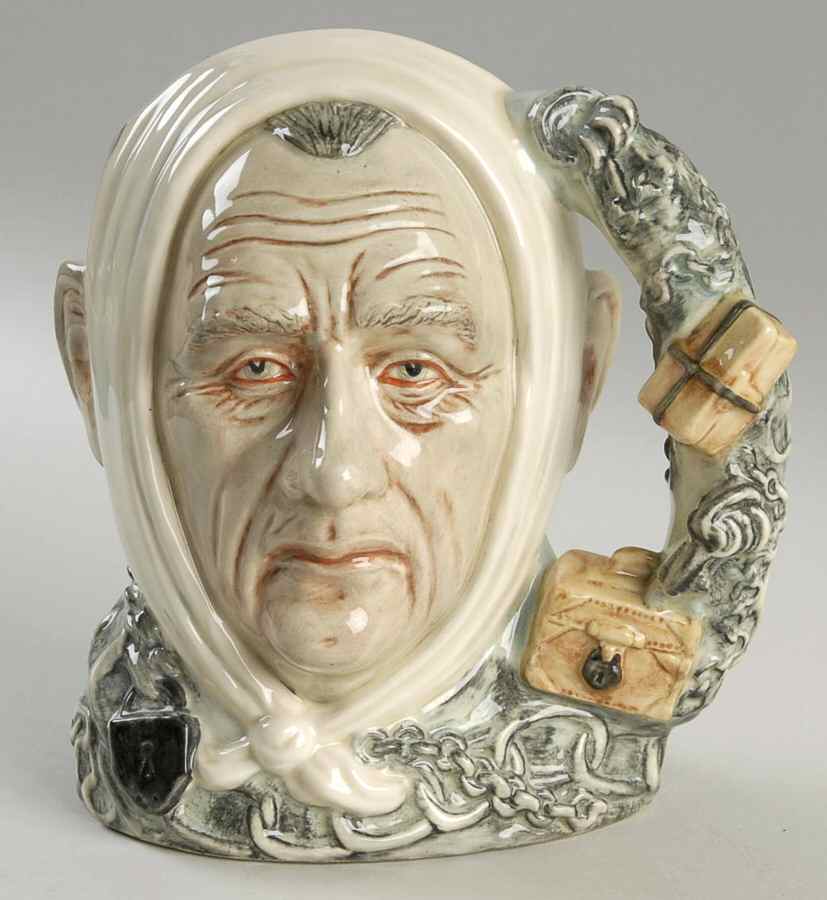 Character Jug Marley's Ghost-Large - With Box Bx938 by Royal Doulton-1