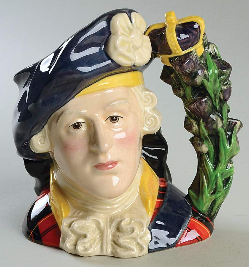 Character Jug Bonnie Prince Charlie-Var 1 - Nb1102, No Box by Royal Doulton-1